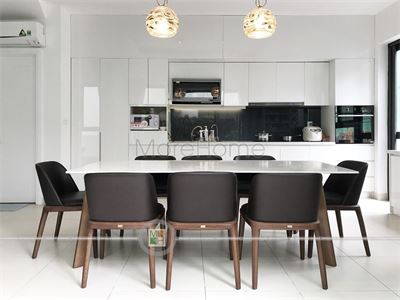 Thi công mẫu tủ bếp hiện đại biệt thự Vinhomes Thăng Long - Anh Minh