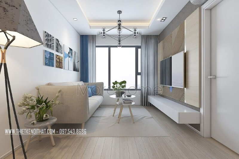 Bộ sofa bọc vải hiện đại được nhiều khách hàng lựa chọn cho căn hộ chung cư của mình Thiết kế chung cư