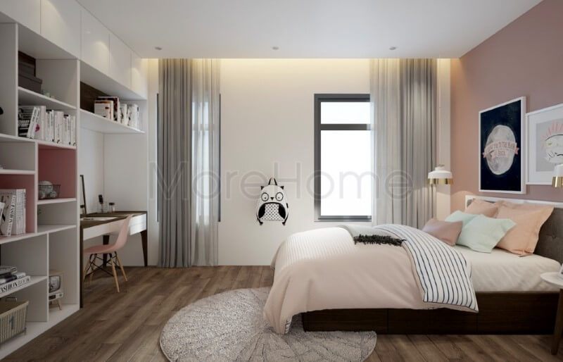 Mẫu giường gỗ hiện đại cho nội thất nhà phố