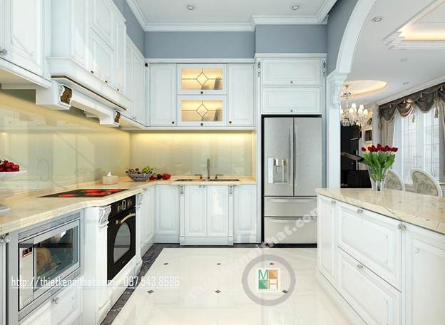 Mách bạn địa chỉ sản xuất tủ bếp cao cấp hiện đại tại Hà Nội Mách bạn địa chỉ sản xuất tủ bếp cao cấp hiện đại tại Hà Nội